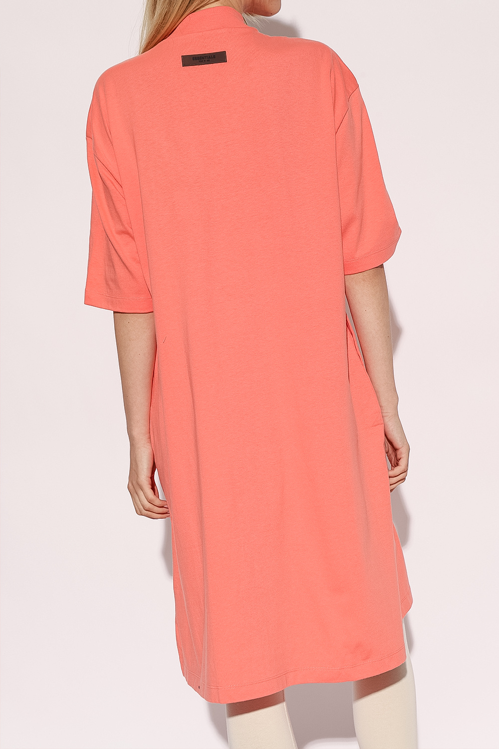 Neon orange outlet t shirt dress